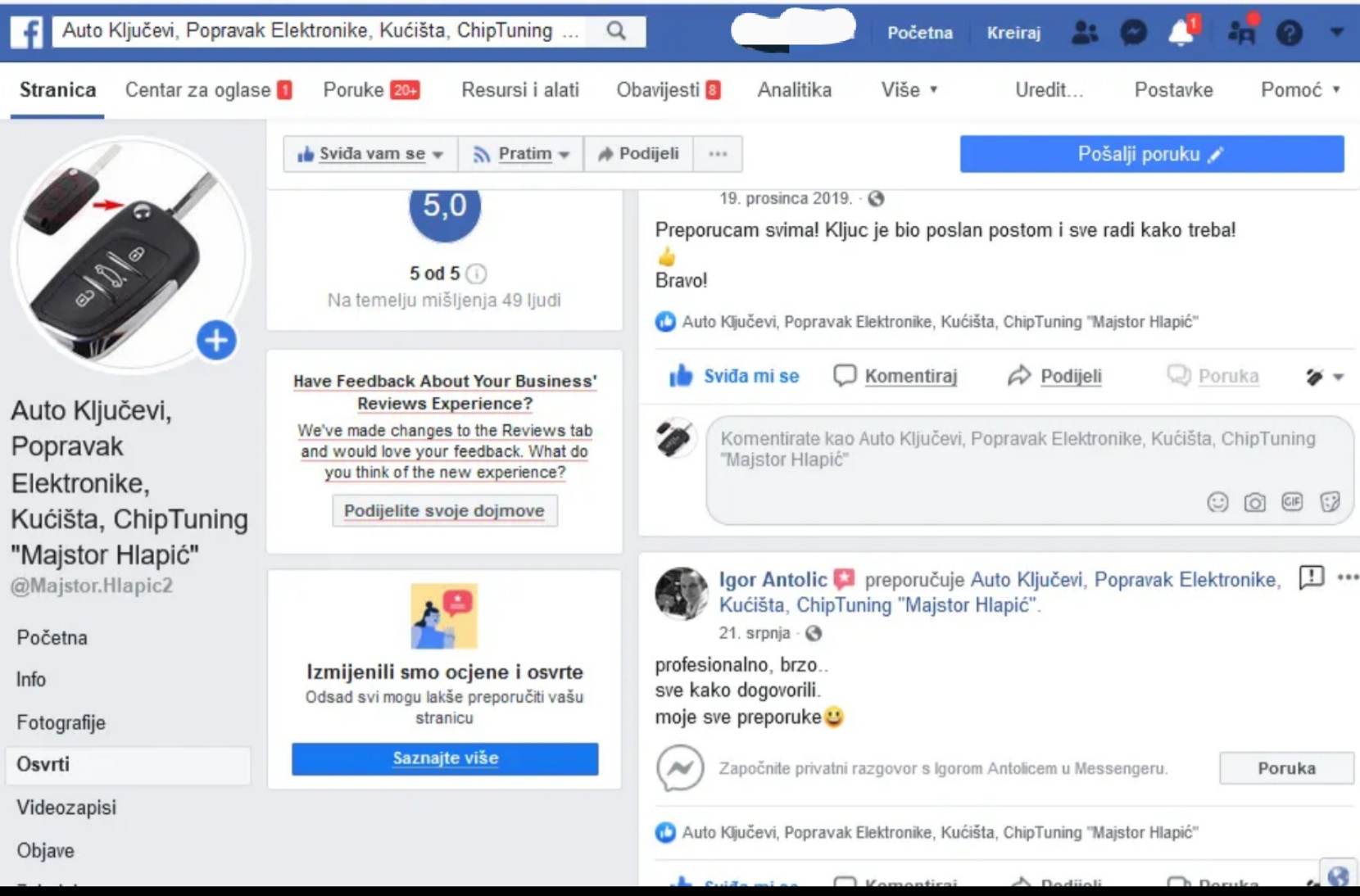 OSVRT S FACEBOOK-a 2